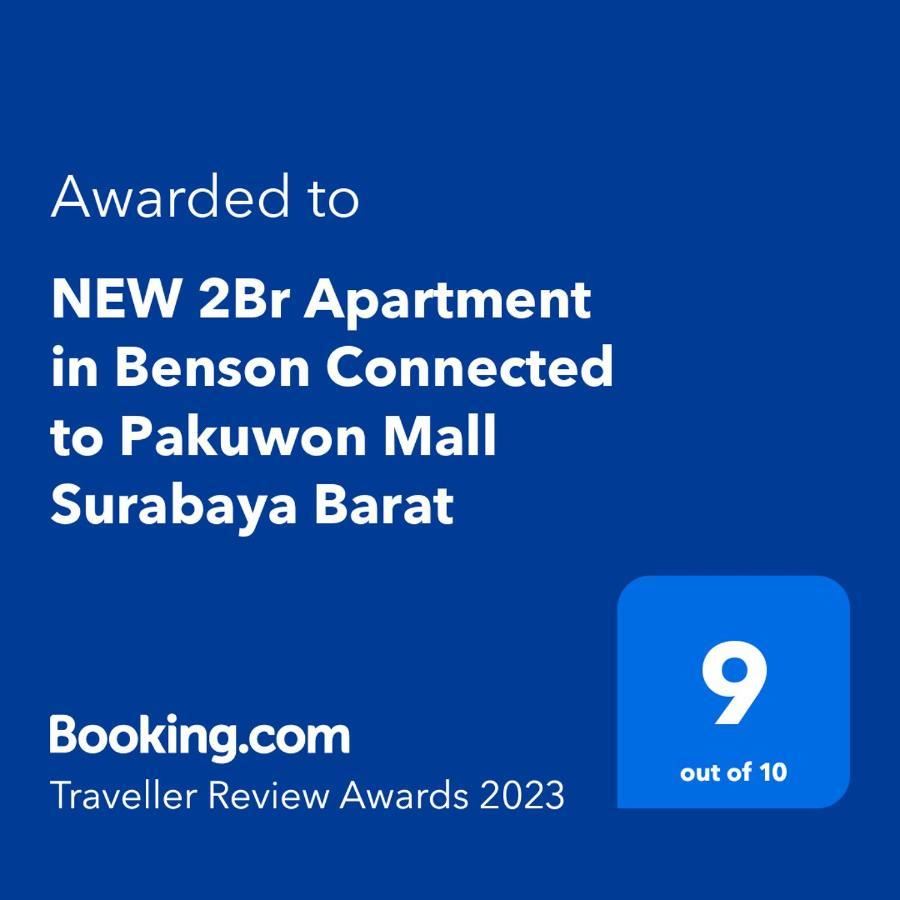 New 2Br Apartment In Benson Connected To Pakuwon Mall Surabaya Barat 외부 사진